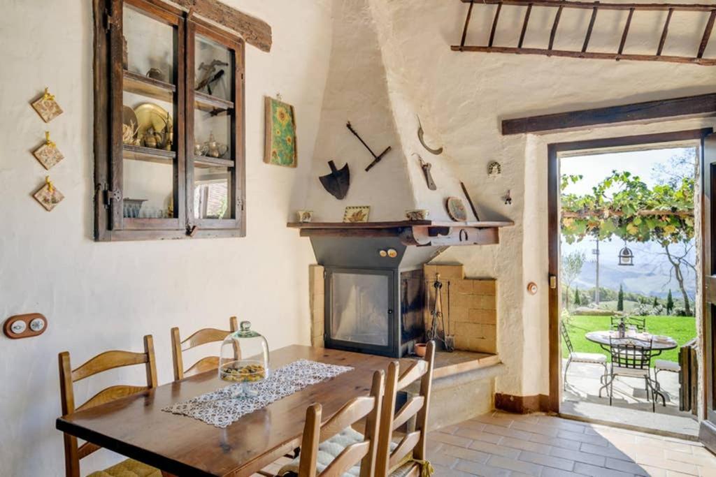 Girasole Cottage Overlooking The Orcia Valley In Tuscany Радикофани Экстерьер фото